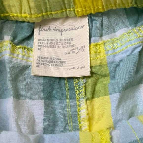 First Impressions bundle of pull-up shorts. 6-9m - Picture 7 of 14